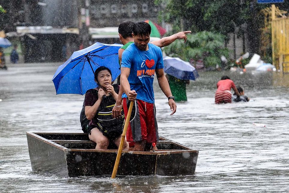 ފިލިޕިންސްއަށް ކުރަމުންދާ ވިއްސާރައިގައި ބޮޑު ސަރަހައްދެއްގައި ވަނީ ފެންބޮޑުވެފައި
