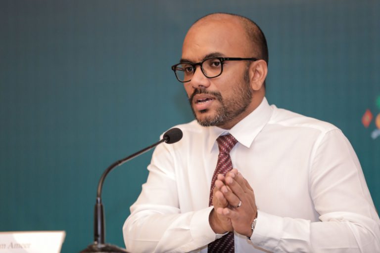 021 ameer ފިނޭންސް މިނިސްޓަރު އިބްރާހިމް އަމީރު