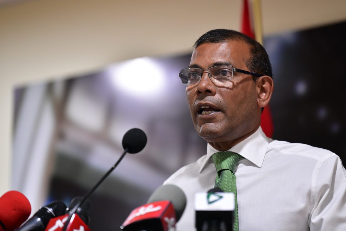 ރައްޔިތުންގެ މަޖިލީހުގެ ރައީސް މުހައްމަދު ނަޝީދު