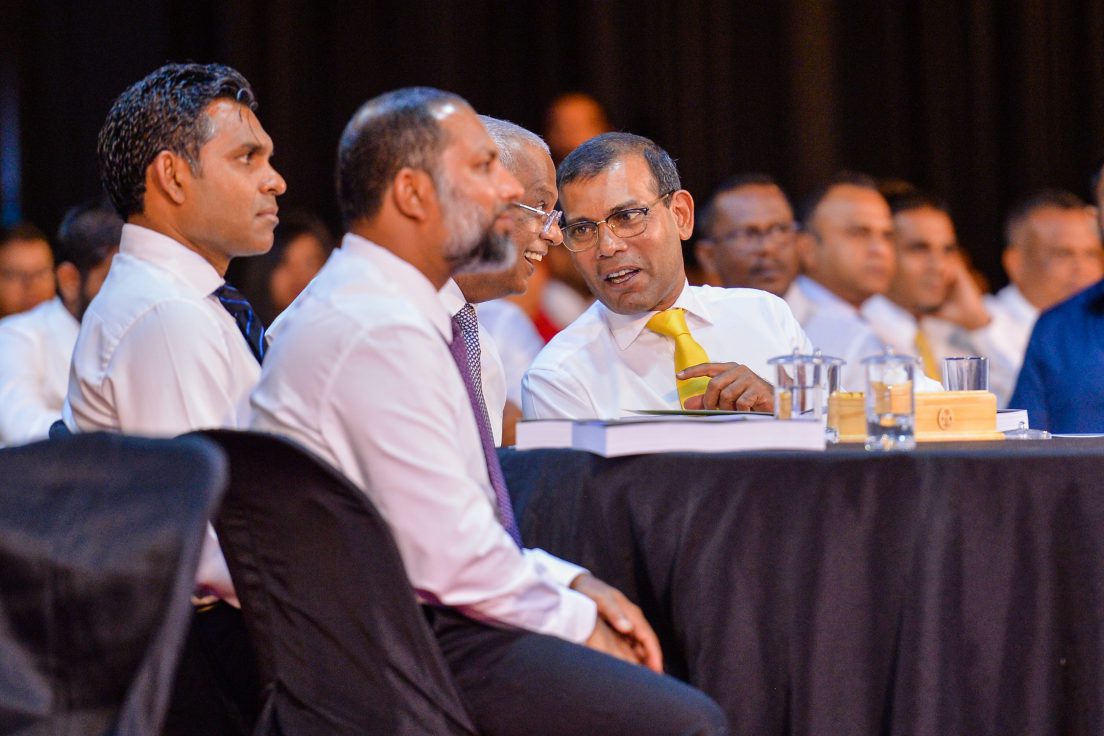 ރައީސް ނަޝީދު، ރައީސް ސޯލިހު، ނައިބުރައީސް ފައިސަލް އަދި ހޯމް މިނިސްޓަރު އިމްރާން