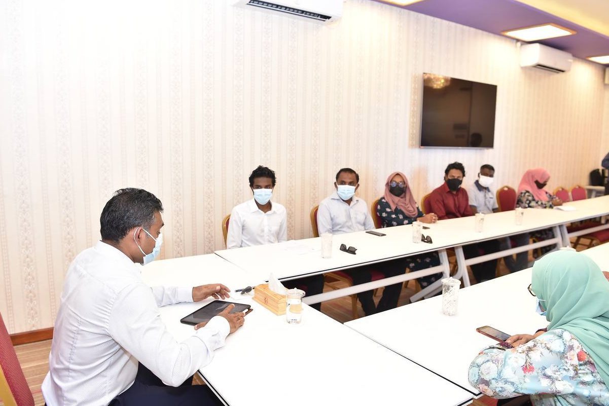 094 naib raees ނައިބު ރައީސް ފައިސަލް ނަސީމް ގުރައިދޫ ކައުންސިލާއި ބައްދަލު ކުރައްވަނީ