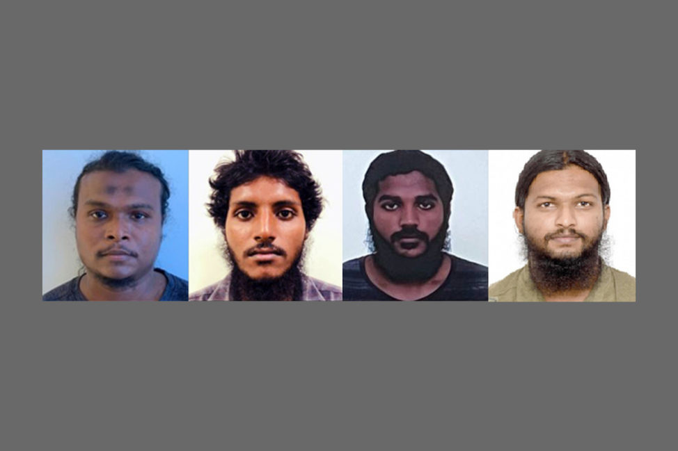 ޓެރަރިސްޓު ހަމަލާއާއި ގުޅިގެން ދައުވާ އުފުލި ހަތަރު މީހުން