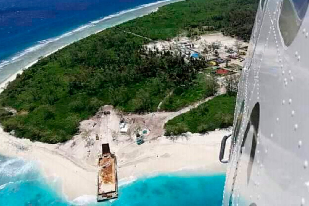 މޮރިޝަސްގެ ރަށެއްގައި އިންޑިއާއިން ތަރައްގީކުރާ ސިއްރު އަސްކަރީ ބޭސް