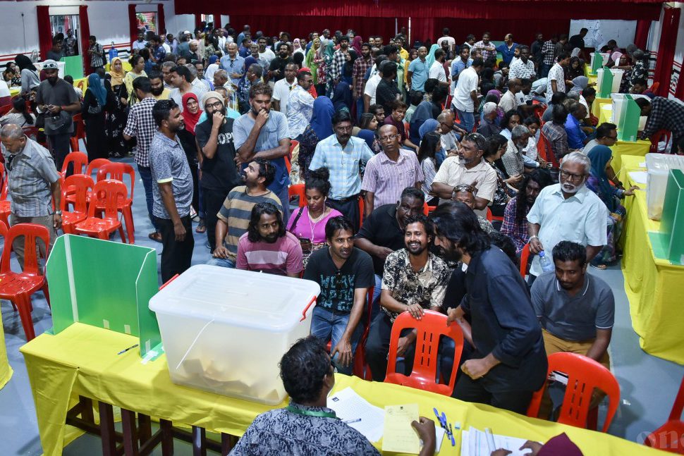 މިއަހަރު ކުރިއަށްދިޔަ އެމްޑީޕީގެ އިންތިހާބުގެ ތެރެއިން(ފައިލް: ފޮޓޯ
