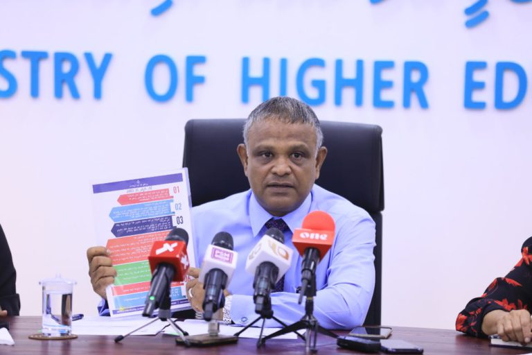 114 higher education ހަޔާ އެޑިއުކޭޝަން މިނިސްޓަރު ޑރ. އިބްރާހިމް ހަސަން
