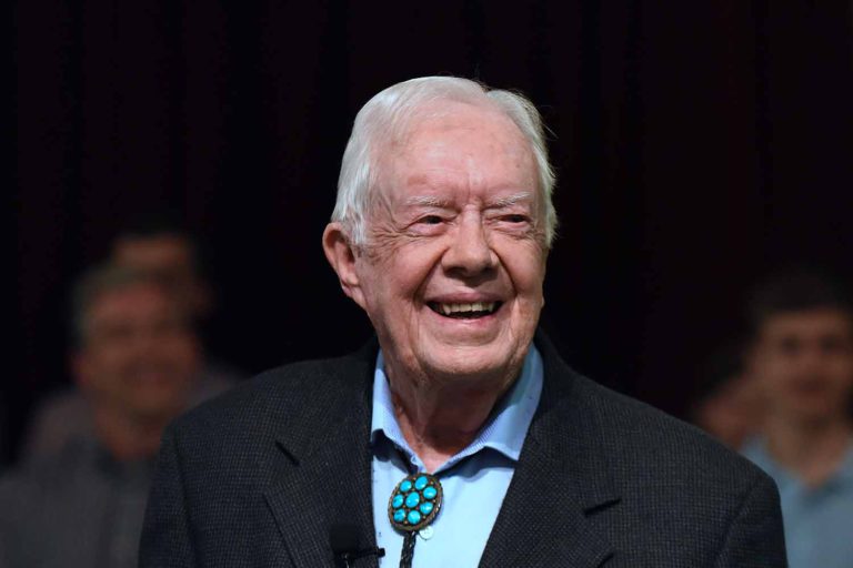 Jimmy Carter Teaches Sunday School in Plains, Georgia